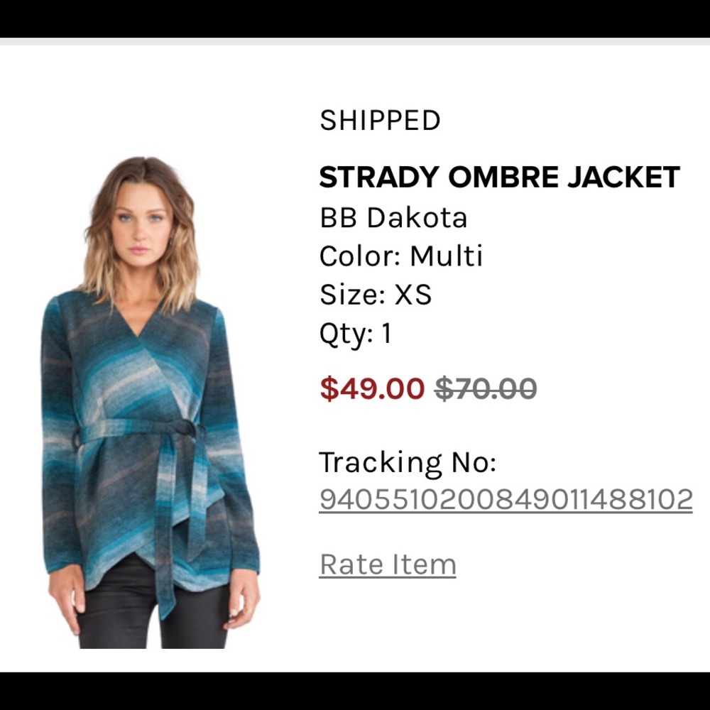 BB DAKOTA wrap jacket